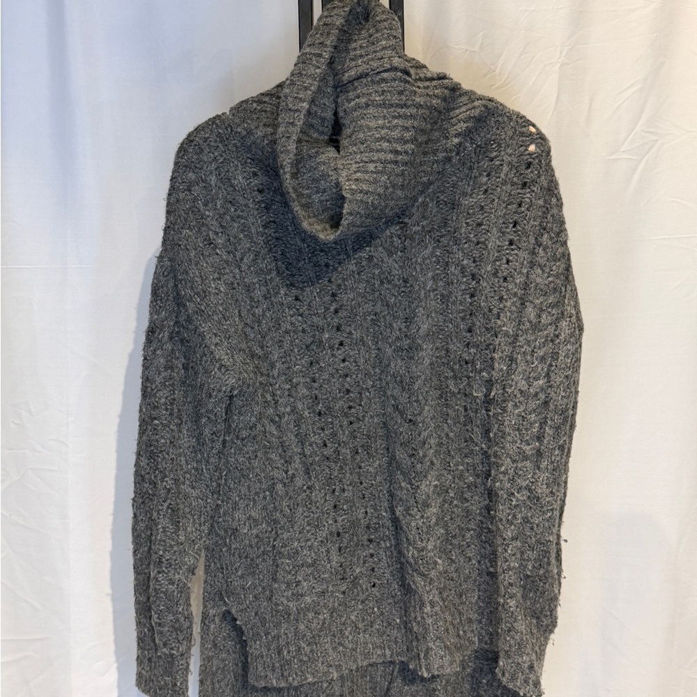 Smartwool Charcoal Women's Cowl‎ Neck Sweater